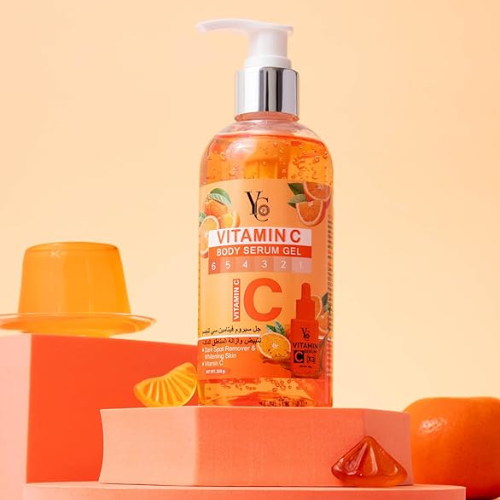 YC Brightening Body Serum Gel with Vitamin C – Reduces Dark Spots & Evens Skin Tone | 250 g