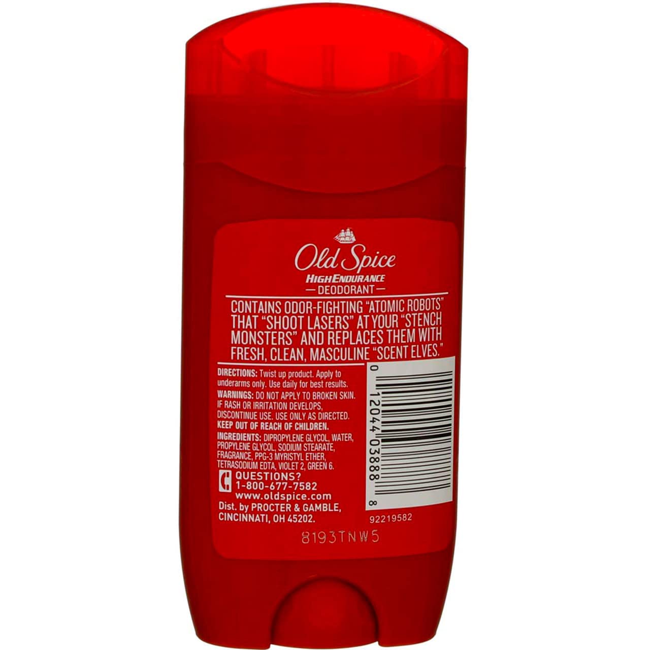 Old Spice He Original Deodernt Size 3z