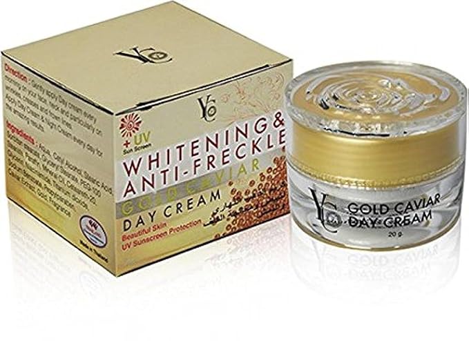 YC Whitening & Anti-Freckle Gold Caviar Day Cream – Brightening & Spot Reduction | 20 g