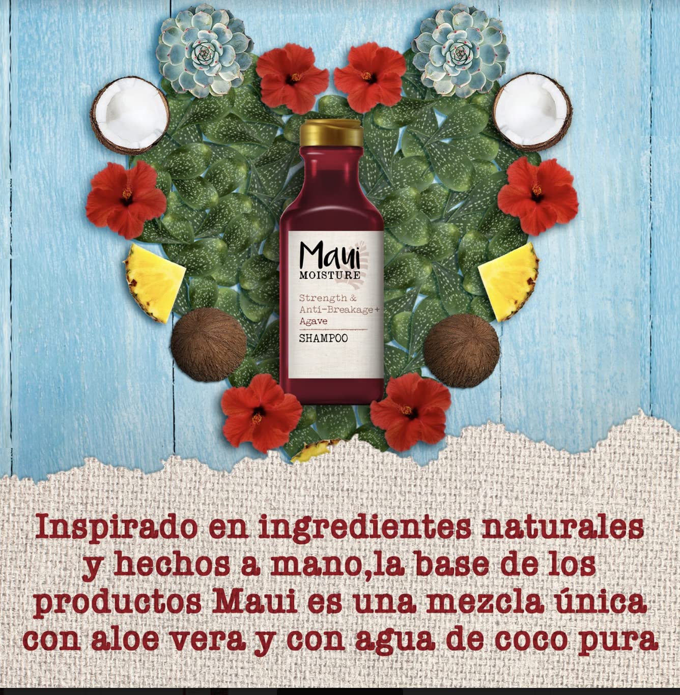 Maui Moisture Strength & Anti-Breakage + Agave Nectar Shampoo