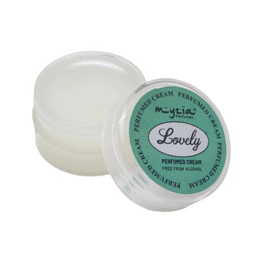 Myzia Lovely Perfumed Body Cream – 10g Each, Pack of 12 | Soft, Floral Fragrance