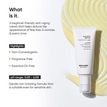 Minimalist Granactive Retinoid 2% Face Cream