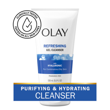 Olay Refreshing Gel Cleanser with Hyaluronic