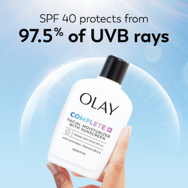 Olay Complete + Daily Facial Moisturizer with Sunscreen Broad Spectrum SPF 40