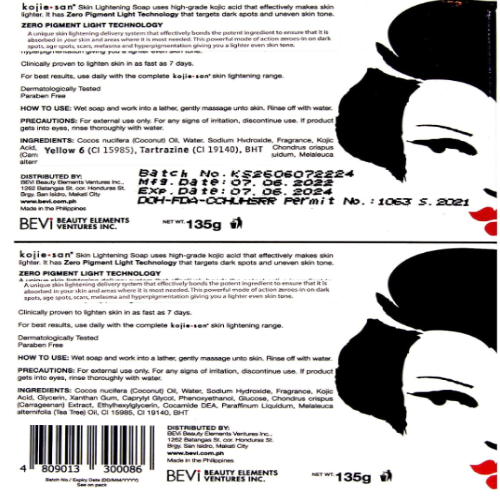 Kojie San Skin Lightening Soap – Original Kojic Acid Formula for Bright, Even Skin