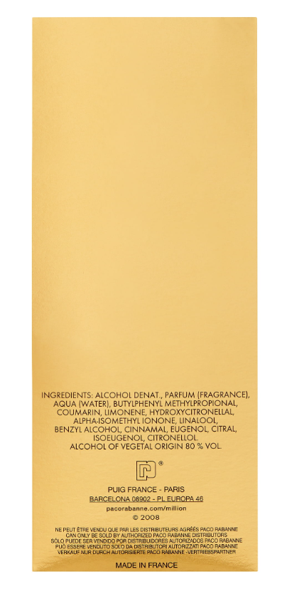 1 Million Eau de Toilette Natural Spray by Paco Rabanne – Iconic, Daring, Irresistible