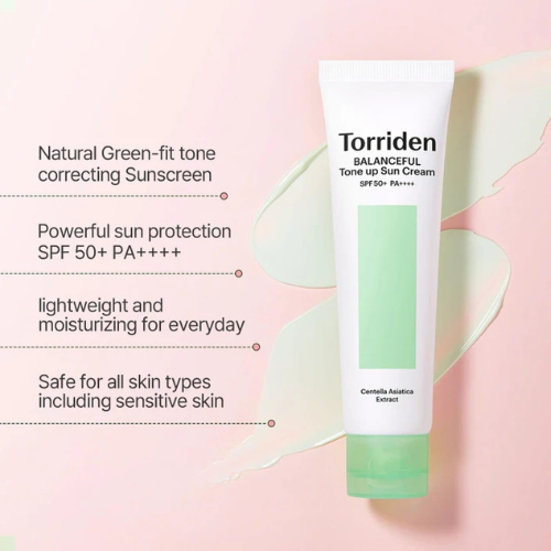 Torriden Balanceful Cica Tone up Sun Cream SPF50+ PA++++ (60 ml)