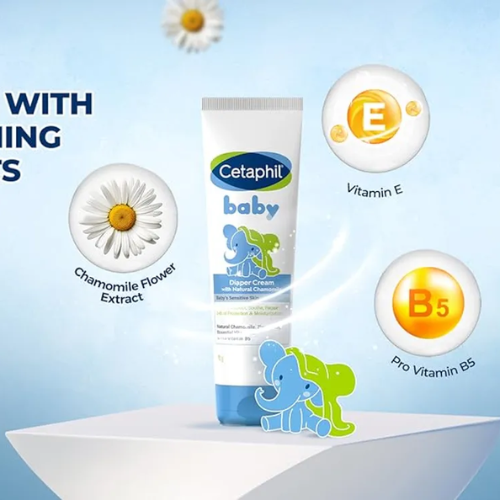 Cetaphil Baby Diaper Cream – Soothing Protection with Organic Calendula & Vitamin B5