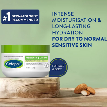 Cetaphil Moisturising Cream – 250g (For Dry to Normal, Sensitive Skin)