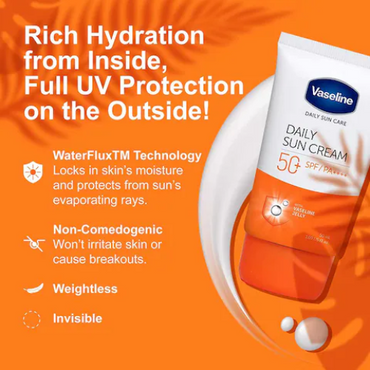 Vaseline Daily Sun Care UV Protection Sun Cream SPF 50+ PA+++ – 50ml