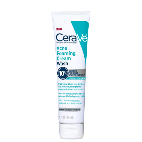 Acne Foaming Cream Cleanser – Clear, Calm & Cleanse | Cerave