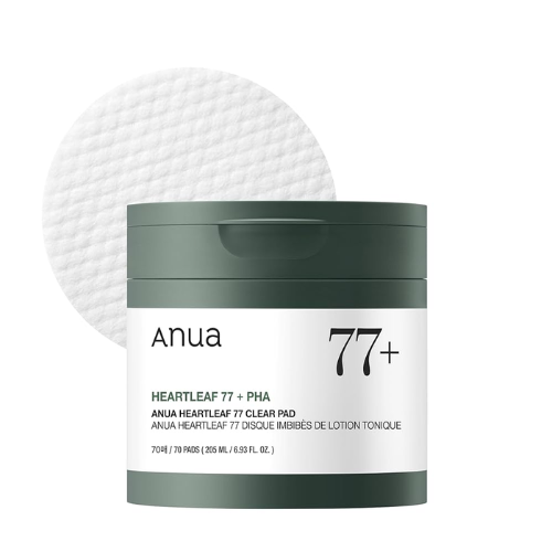 Anua Heartleaf 77+ Toner Pad (70 Pads) | Soothing & Hydrating Pads