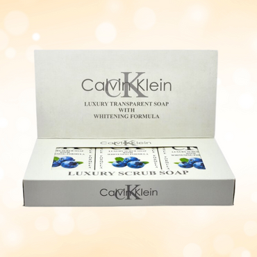 Calvin Klein Blueberry Luxury Scrub Soap with Whitening Formula – Skin Brightening & Deep Exfoliation