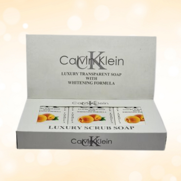 Calvin Klein Peach Luxury Scrub Soap – Whitening & Exfoliating Overnight Glow