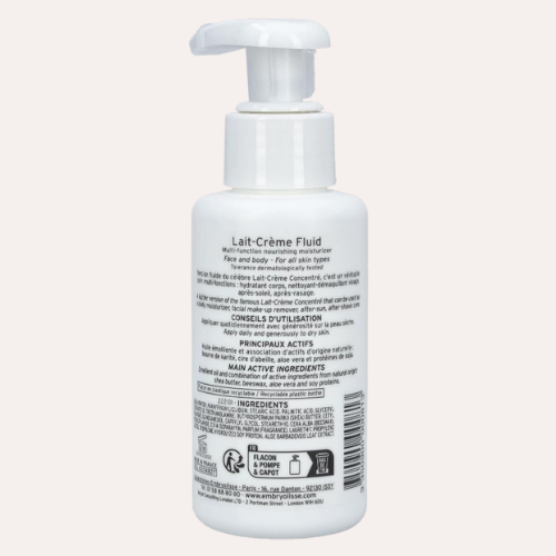 Embryolisse Lait-Crème Fluid Pump Bottle 75ml