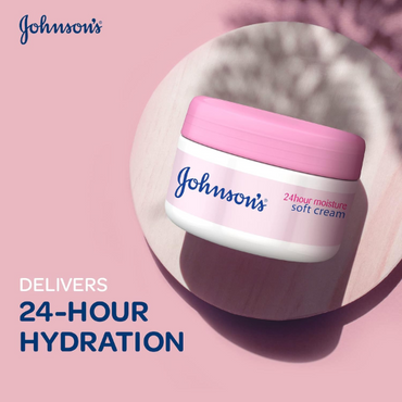 Johnson's 24 Hour Moisture Soft Cream(200 Ml)