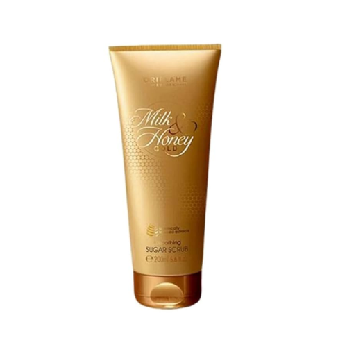 Oriflame Milk & Honey Gold Smoothing Sugar Scrub – Exfoliating & Nourishing Body Scrub