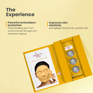 O3+Gold Infusion Facial Peel Of Facial Kit for Softening and Smoothening Skin (45g)