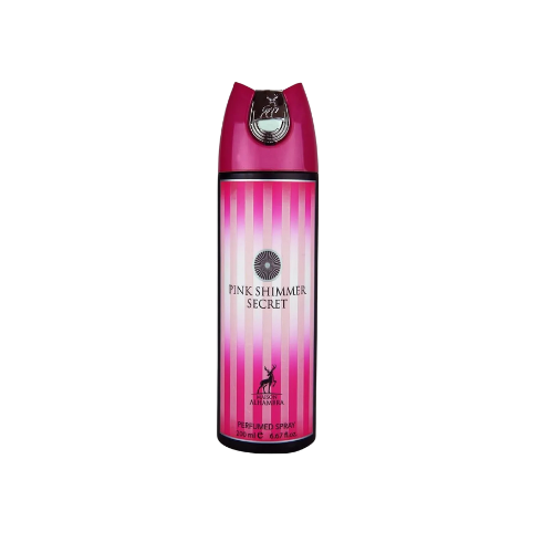 Maison Alhambra Pink Shimmer Secret Perfumed Deodorant Spray – For Women