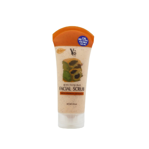 YC Whitening Facial Scrub with Papaya Extract – Exfoliating & Brightening Face Scrub | 175 ml