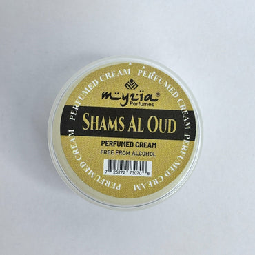 Myzia Shams Al Oud Perfumed Body Cream – 10g Each, Pack of 12