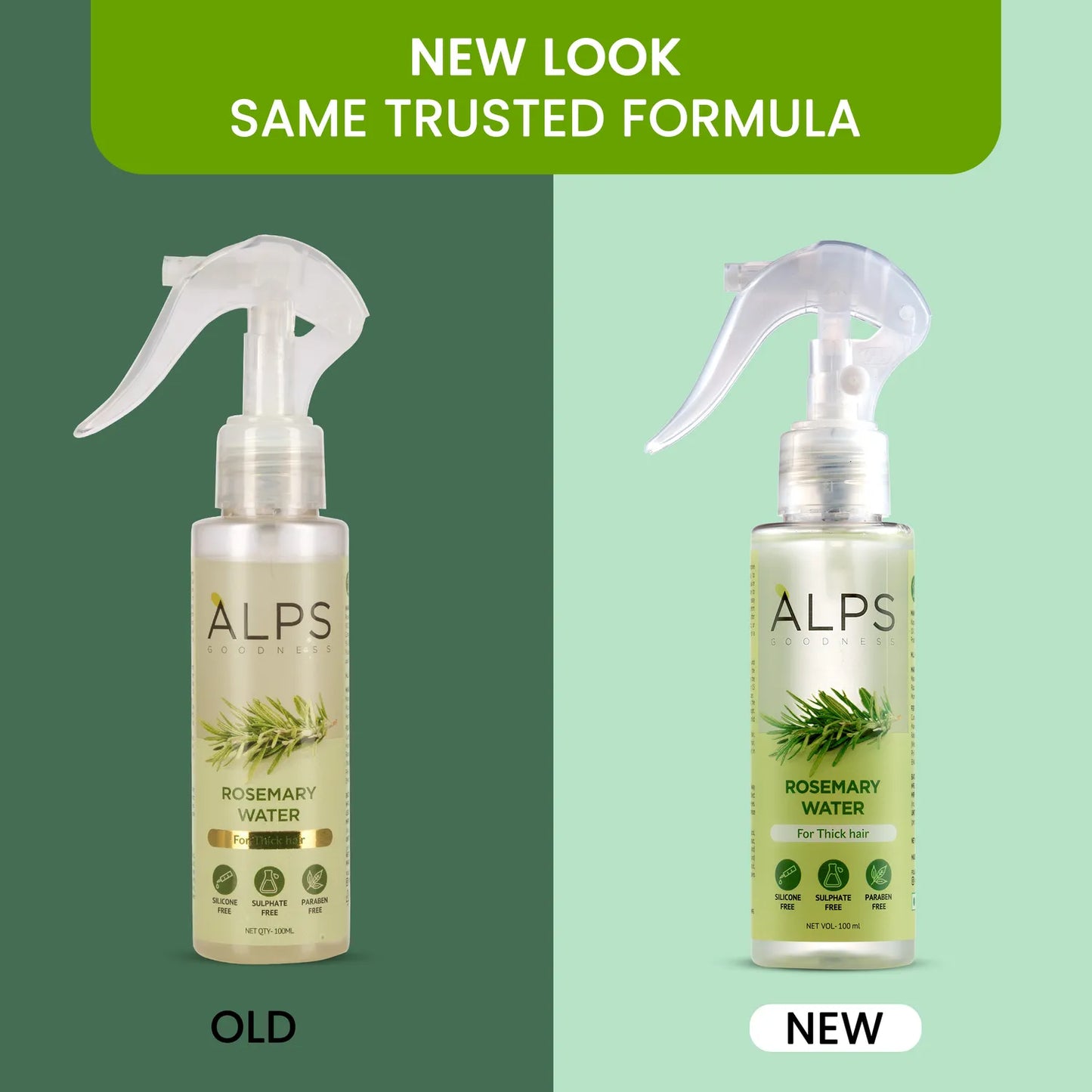 Alps Goodness Rosemary Water (100 ml) | Nourishing Hair & Scalp Mist | Strengthens Roots, Reduces Hair Fall & Promotes Growth