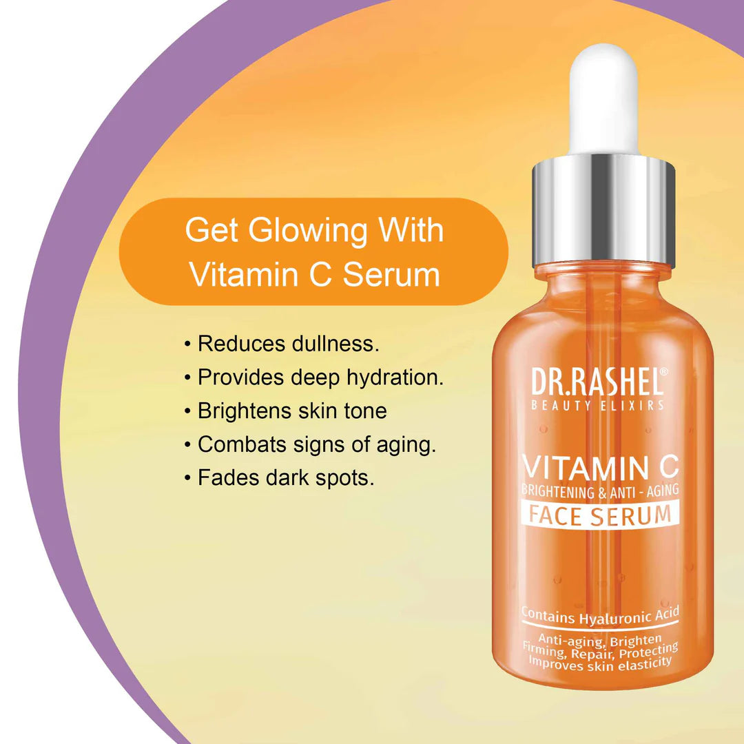 Dr Rashel Vitamin C Serum – Skin Whitening, Brightening & Anti-Aging Care (30ml)