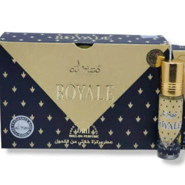 Al-Hiza Royale Attar - 6ml Roll On | Rich & Long Lasting Fragrance(Pack of 6)