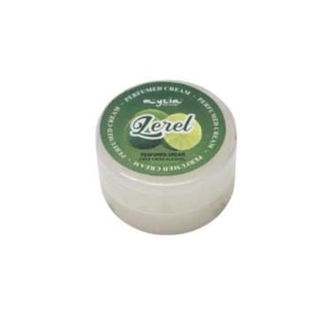 Myzia Lerel Perfumed Body Cream – 10g Each, Pack of 12 | Fresh & Elegant Fragrance with Deep Hydration