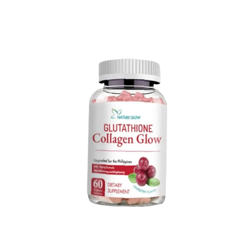Glutathione Collagen Glow Cranberry Organic Gummies (60)