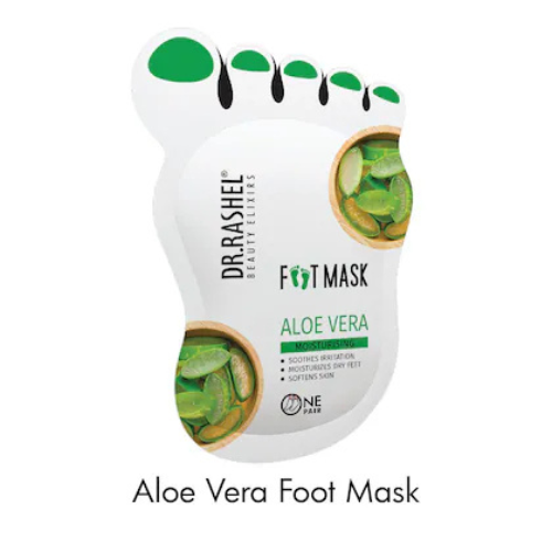 Dr. Rashel Aloe Vera Foot Mask – Deep Hydration & Soothing Relief for Soft, Smooth Feet