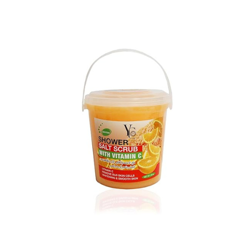 YC Shower Salt Scrub with Vitamin C – Exfoliating & Brightening Body Scrub | 450 g