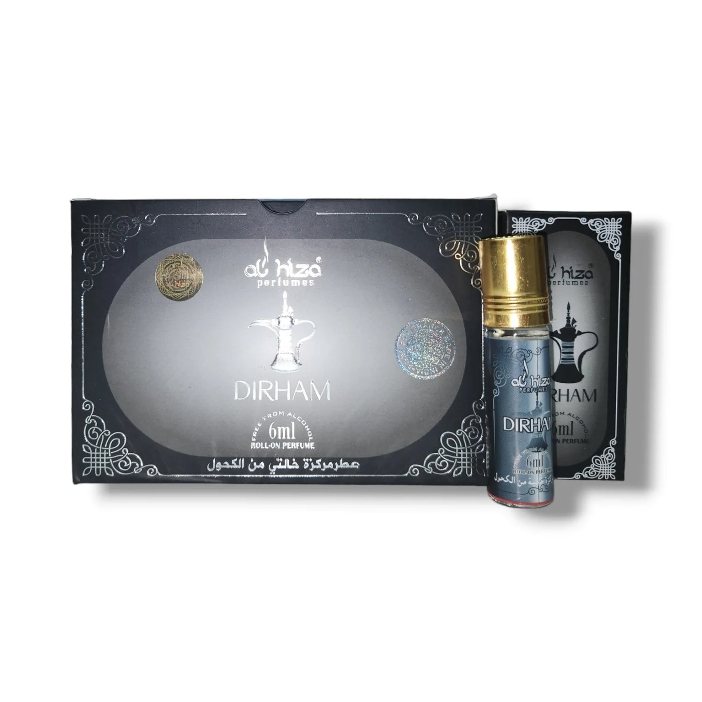 Al-Hiza Dirham Attar - 6ml Roll On | Fresh Oriental(Pack of 6)
