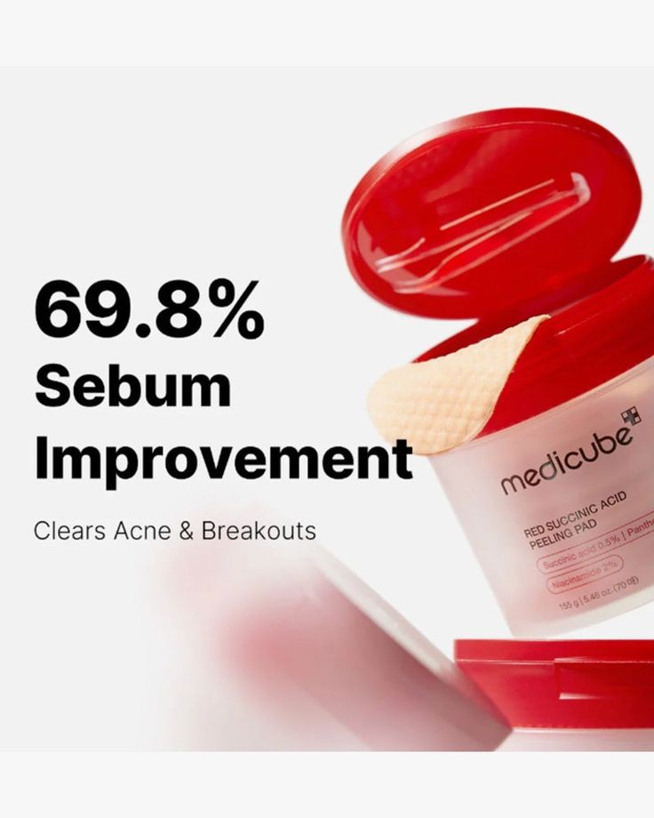 Medicube RED SUCCINIC ACID PEELING PAD 155g