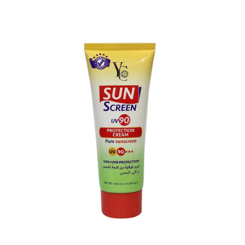 YC Sunscreen Cream for Oily Skin – UV Protection & Anti-Tan Daily Sun Care | 100 ml (Unisex)