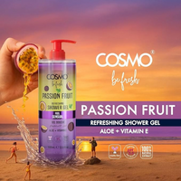 COSMO Be Fresh Passion Fruit Shower Gel with Aloe Vera & Vitamin E | Refreshing & Nourishing Body Wash – 1000ml