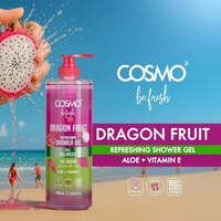 COSMO Be Fresh Dragon Fruit Shower Gel with Aloe Vera & Vitamin E  | Refreshing & Nourishing Body Wash