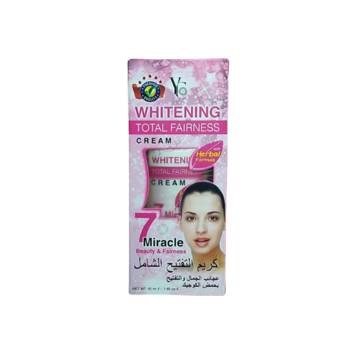 YC Whitening Total Fairness Cream – Herbal Formula with 7 Miracle Beauty & Fairness