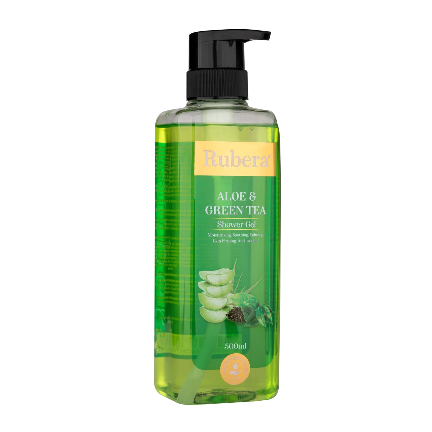 Rubera Aloe Vera & Green Tea Shower Gel – Hydrating & Refreshing Cleanser (1000ml)