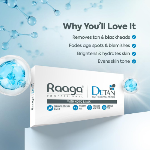 Raaga Professional De-Tan Tan Removal Cream (72 g)