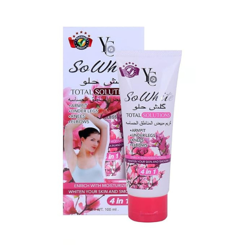 YC So White Total Solutions Cream – Moisturizing & Skin Whitening Care | 100 ml