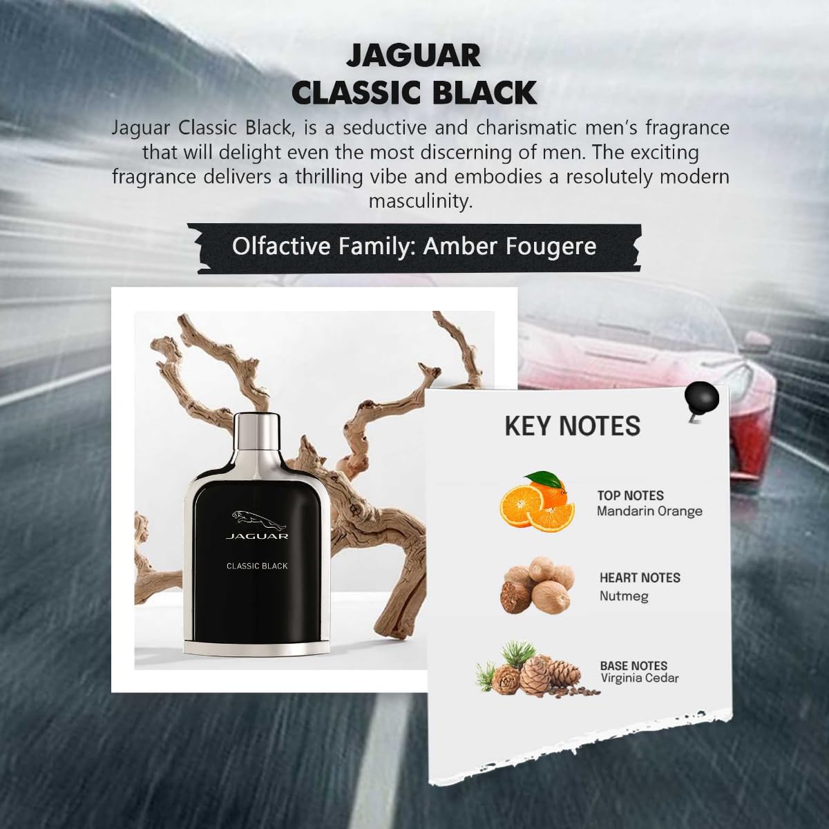 Jaguar Classic Black Eau de Toilette - 100 ml (For Men)