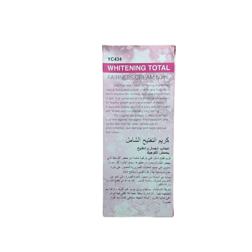 YC Whitening Total Fairness Cream – Herbal Formula with 7 Miracle Beauty & Fairness