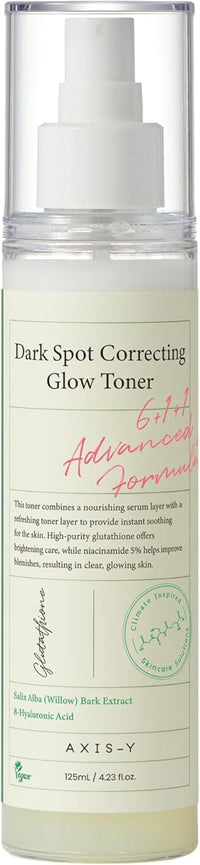AXIS-Y Dark Spot Correcting Glow Toner (125ml) | Brightening & Hydrating with 5% Niacinamide