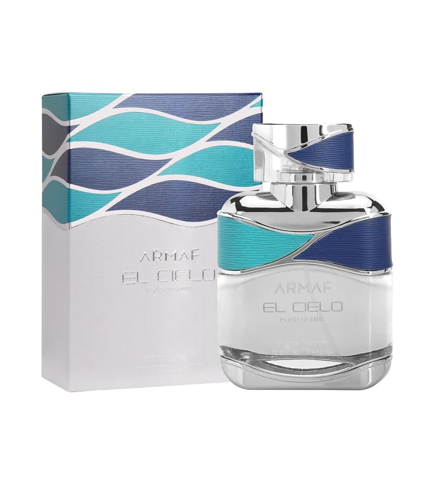 Armaf El Cielo Pour Homme Eau De Parfum for Men 100ml | Fresh, Woody & Long-Lasting Fragrance