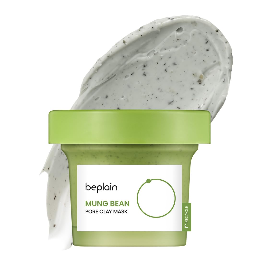 beplain Mung Bean Pore Clay Mask (120ml) | Deep-Cleansing & Pore Refining