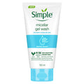 Simple Water Boost Micellar Facial Wash| 100% soap-free| No Soap| No Perfume| No Harsh Chemicals & Parabens| For Dry Skin Type, 150 ml