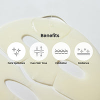 Biodance Radiant Vita Niacinamide Real Deep Mask (4 Sheets) | Brightening Glow Set