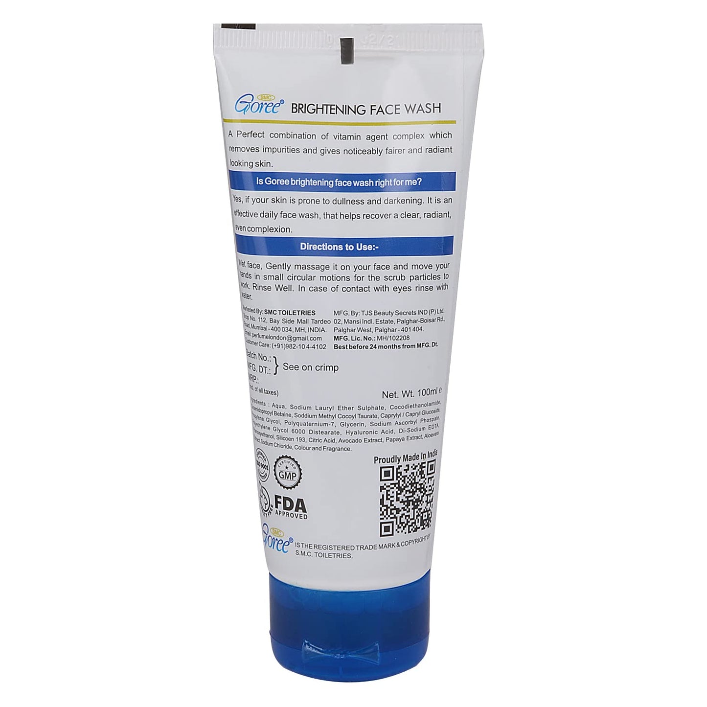 Goree Blush & Glow Hydrating Facewash – 100ml