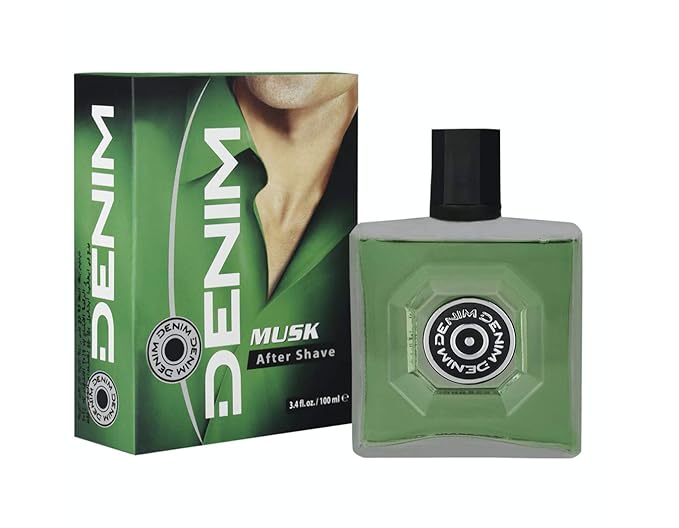 Denim & Co. Denim Musk After Shave Lotion | Refreshing & Soothing Post-Shave Lotion for Men | Musk Fragrance | 100ml